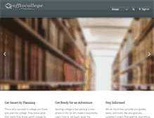 Tablet Screenshot of offtocollege.com